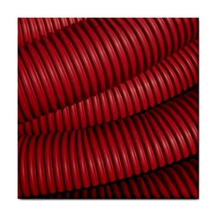 Tube Plastic Red Rip Tile Coasters