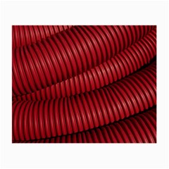 Tube Plastic Red Rip Small Glasses Cloth (2-side) by Celenk