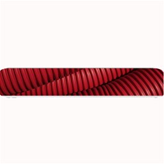 Tube Plastic Red Rip Small Bar Mats by Celenk