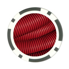 Tube Plastic Red Rip Poker Chip Card Guard by Celenk