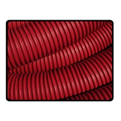 Tube Plastic Red Rip Fleece Blanket (small) by Celenk