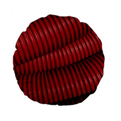 Tube Plastic Red Rip Standard 15  Premium Round Cushions by Celenk