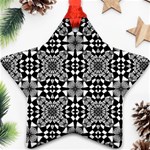 Fabric Design Pattern Color Ornament (Star) Front