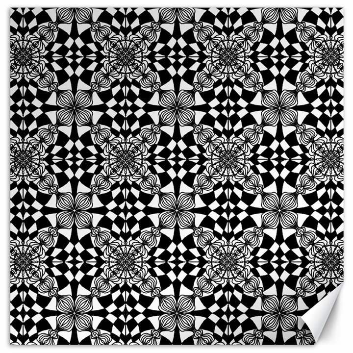 Fabric Design Pattern Color Canvas 20  x 20 