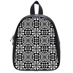 Fabric Design Pattern Color School Bag (small) by Celenk