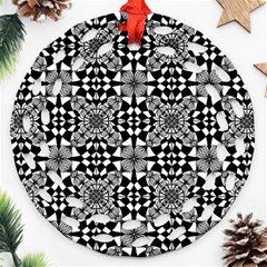 Fabric Design Pattern Color Ornament (round Filigree)