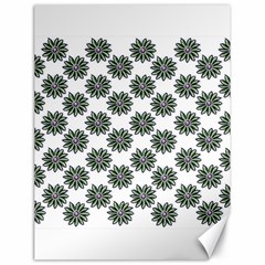 Graphic Pattern Flowers Canvas 18  X 24  by Celenk