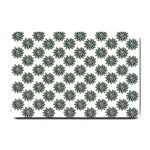 Graphic Pattern Flowers Small Doormat  24 x16  Door Mat