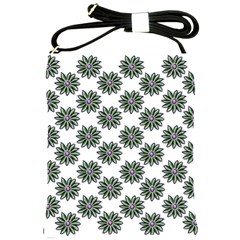 Graphic Pattern Flowers Shoulder Sling Bag by Celenk