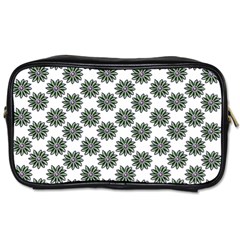 Graphic Pattern Flowers Toiletries Bag (two Sides) by Celenk