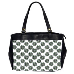 Graphic Pattern Flowers Oversize Office Handbag (2 Sides) by Celenk