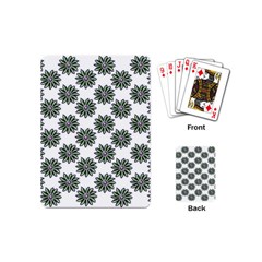 Graphic Pattern Flowers Playing Cards (mini)