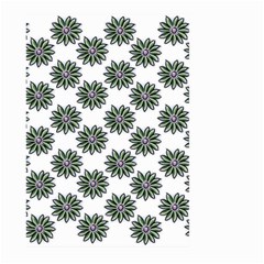 Graphic Pattern Flowers Large Garden Flag (two Sides) by Celenk