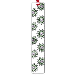 Graphic Pattern Flowers Large Book Marks by Celenk