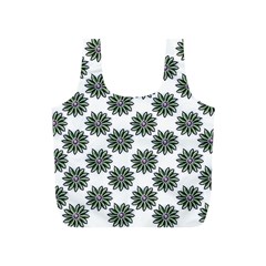 Graphic Pattern Flowers Full Print Recycle Bag (s) by Celenk