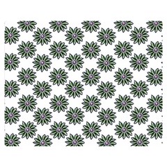 Graphic Pattern Flowers Double Sided Flano Blanket (medium)  by Celenk