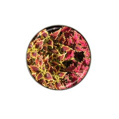 Plant Leaves Foliage Pattern Hat Clip Ball Marker (4 Pack) by Celenk