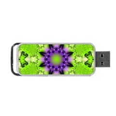 Abstract Background Art  Pattern Portable Usb Flash (one Side) by Celenk