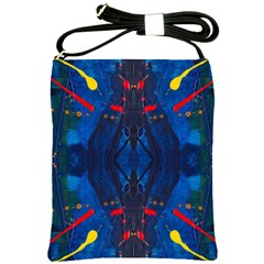 Kaleidoscope Art Pattern Ornament Shoulder Sling Bag by Celenk