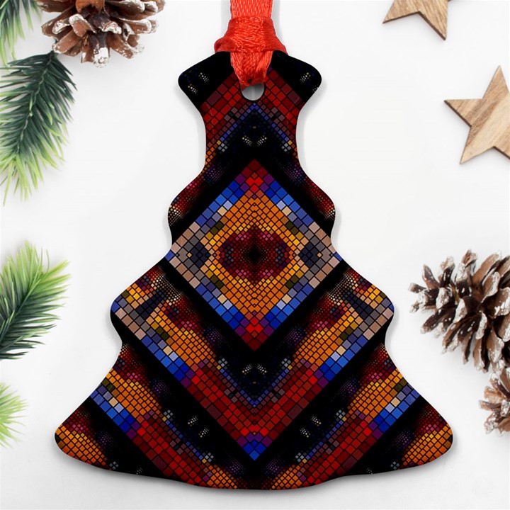 Kaleidoscope Art Pattern Ornament Ornament (Christmas Tree) 