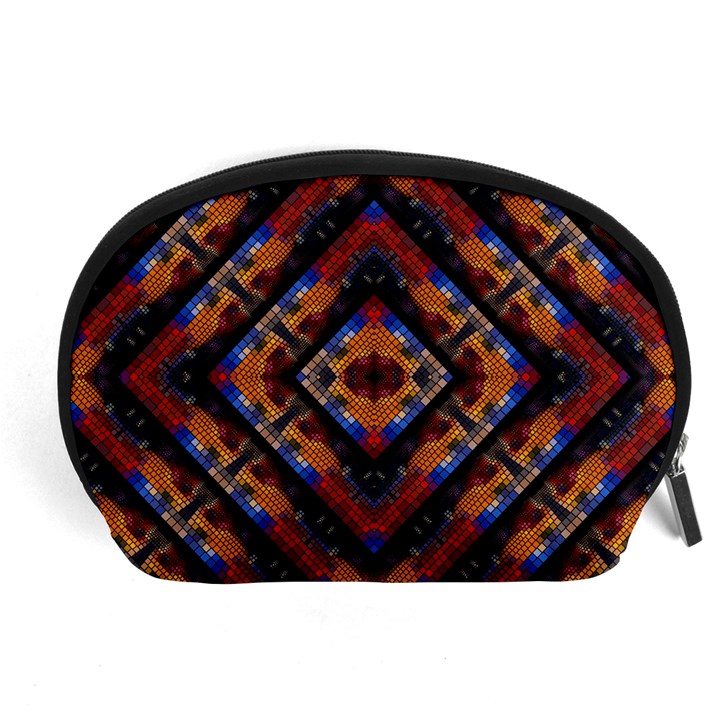 Kaleidoscope Art Pattern Ornament Accessory Pouch (Large)