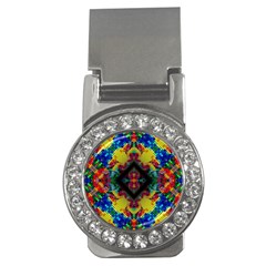 Kaleidoscope Art Pattern Ornament Money Clips (cz)  by Celenk