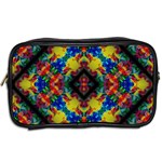 Kaleidoscope Art Pattern Ornament Toiletries Bag (Two Sides) Back