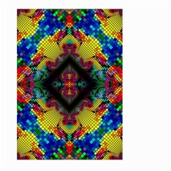 Kaleidoscope Art Pattern Ornament Large Garden Flag (two Sides) by Celenk