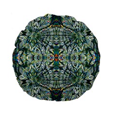 Pattern Design Pattern Geometry Standard 15  Premium Flano Round Cushions by Celenk