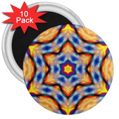 Pattern Abstract Background Art 3  Magnets (10 Pack)  by Celenk