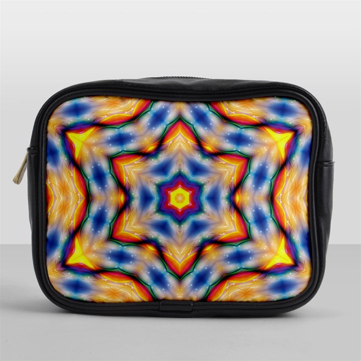 Pattern Abstract Background Art Mini Toiletries Bag (One Side)