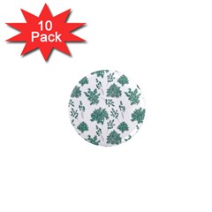 Flower Pattern Pattern Design 1  Mini Magnet (10 Pack)  by Celenk