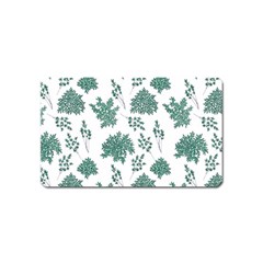 Flower Pattern Pattern Design Magnet (name Card) by Celenk