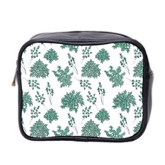 Flower Pattern Pattern Design Mini Toiletries Bag (two Sides) by Celenk