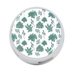 Flower Pattern Pattern Design 4-Port USB Hub (Two Sides) Back