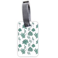 Flower Pattern Pattern Design Luggage Tags (one Side)  by Celenk