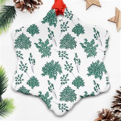 Flower Pattern Pattern Design Ornament (snowflake)