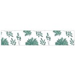 Flower Pattern Pattern Design Small Flano Scarf Front