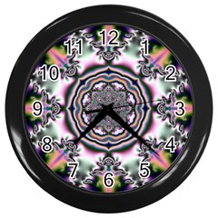 Pattern Abstract Background Art Wall Clock (Black)