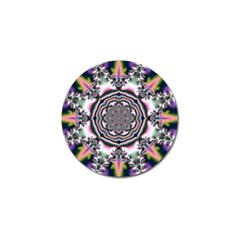 Pattern Abstract Background Art Golf Ball Marker