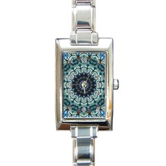 Pattern Abstract Background Art Rectangle Italian Charm Watch by Celenk