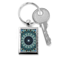 Pattern Abstract Background Art Key Chains (rectangle)  by Celenk