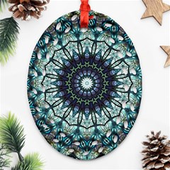 Pattern Abstract Background Art Ornament (oval Filigree) by Celenk