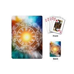 Universe Galaxy Sun Clock Time Playing Cards (mini)