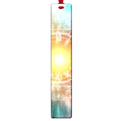 Universe Galaxy Sun Clock Time Large Book Marks by Celenk