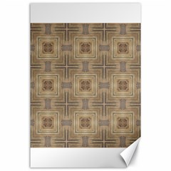 Abstract Wood Design Floor Texture Canvas 24  X 36  by Celenk