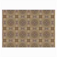 Abstract Wood Design Floor Texture Large Glasses Cloth (2-side) by Celenk