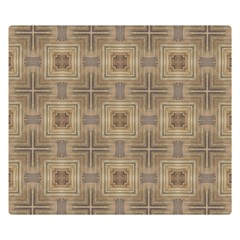 Abstract Wood Design Floor Texture Double Sided Flano Blanket (small)  by Celenk