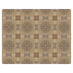 Abstract Wood Design Floor Texture Double Sided Flano Blanket (medium)  by Celenk