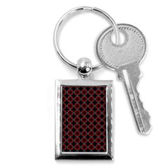 Pattern Design Artistic Decor Key Chains (rectangle)  by Celenk